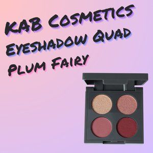 KAB Cosmetics Eyeshadow Quad in Plum Fairy